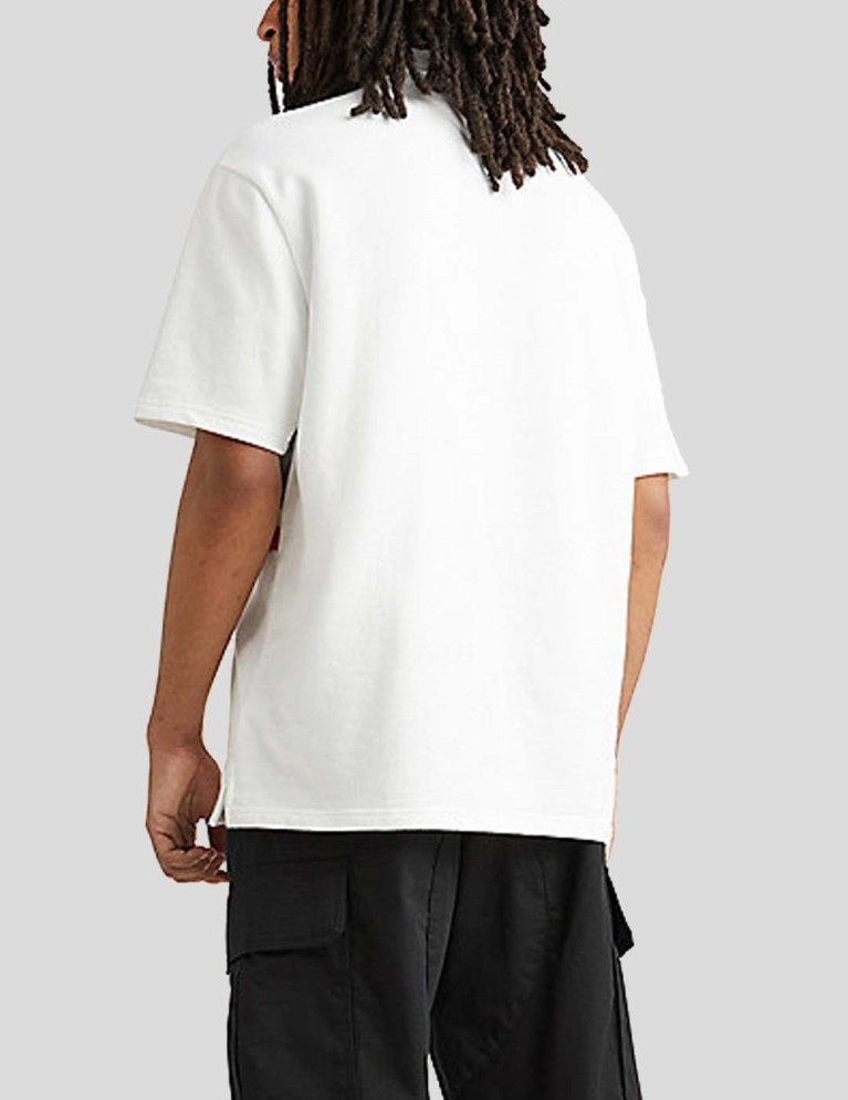 T-shirt TOMMY JEANS cor block rugby polo white